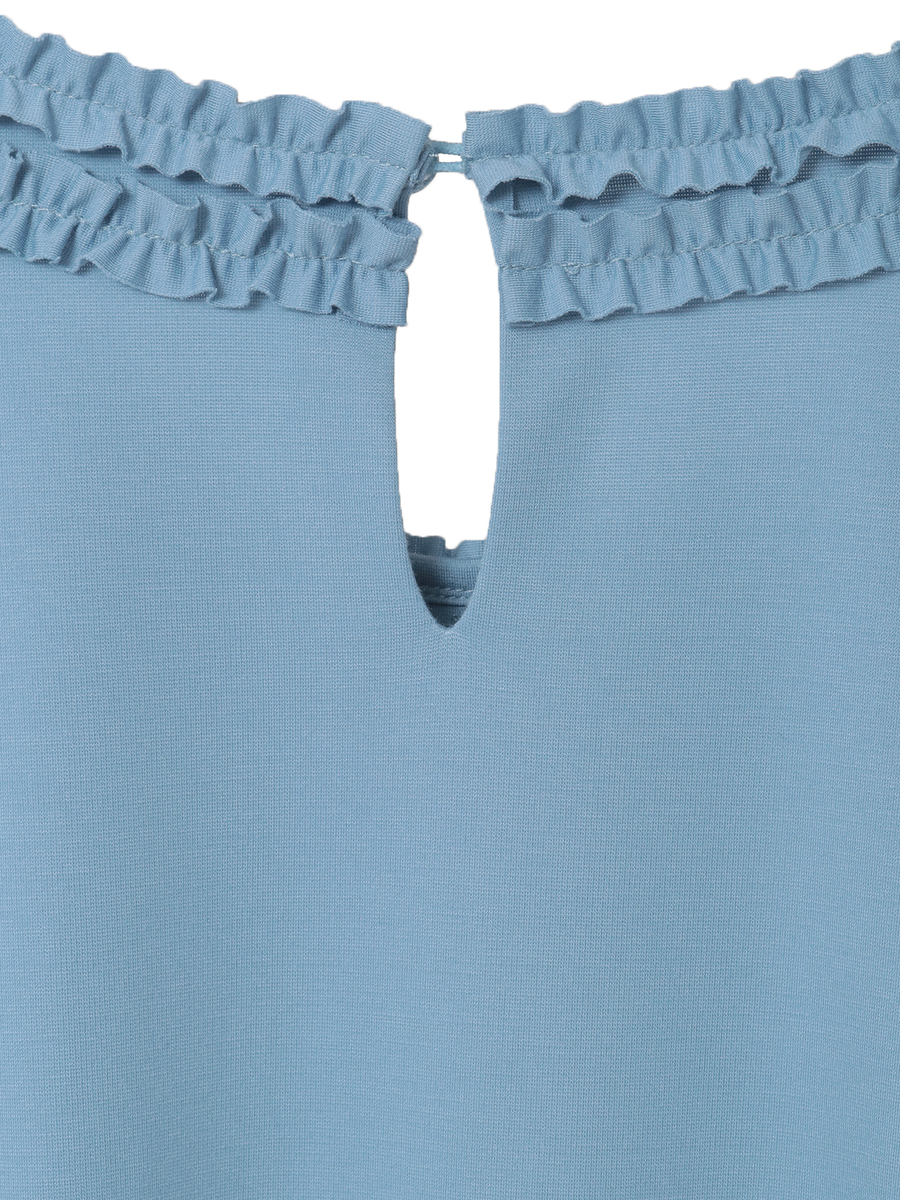 フリル使いリボンアクセントカットソー 詳細画像 ローズ 4