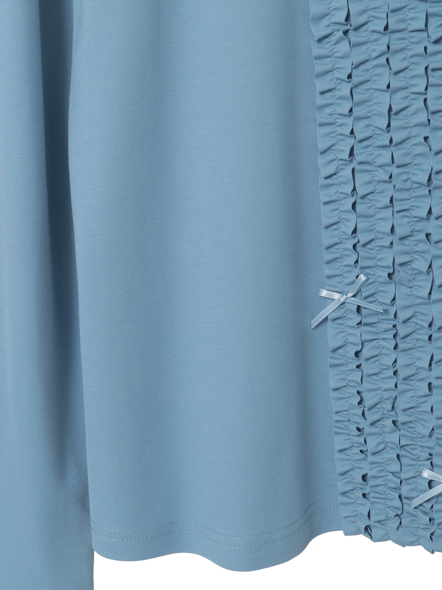 フリル使いリボンアクセントカットソー 詳細画像 ローズ 6