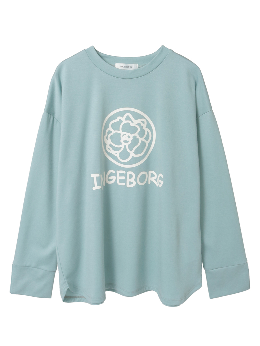 カメリアロゴワンポイントpt.カットソー 詳細画像 グリーン 1