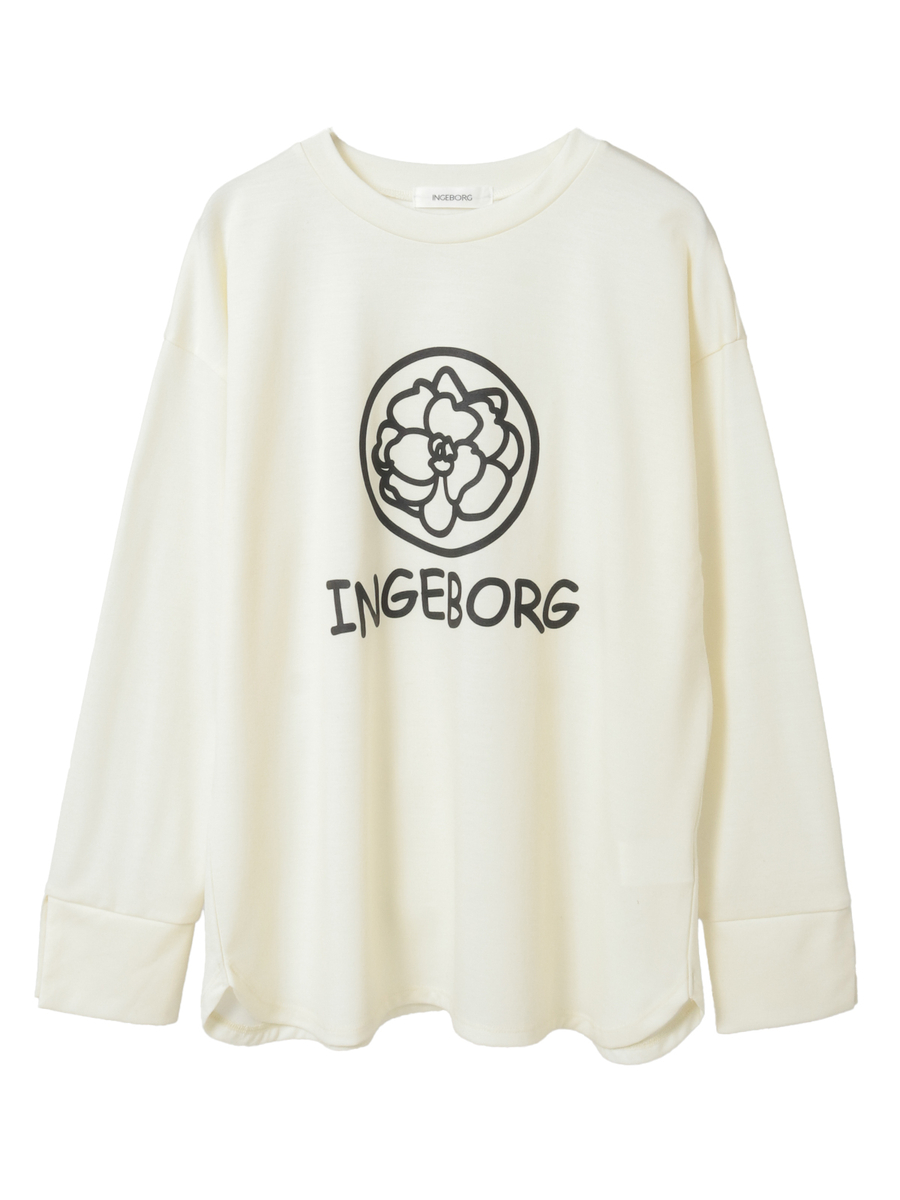 カメリアロゴワンポイントpt.カットソー 詳細画像 オフ 1