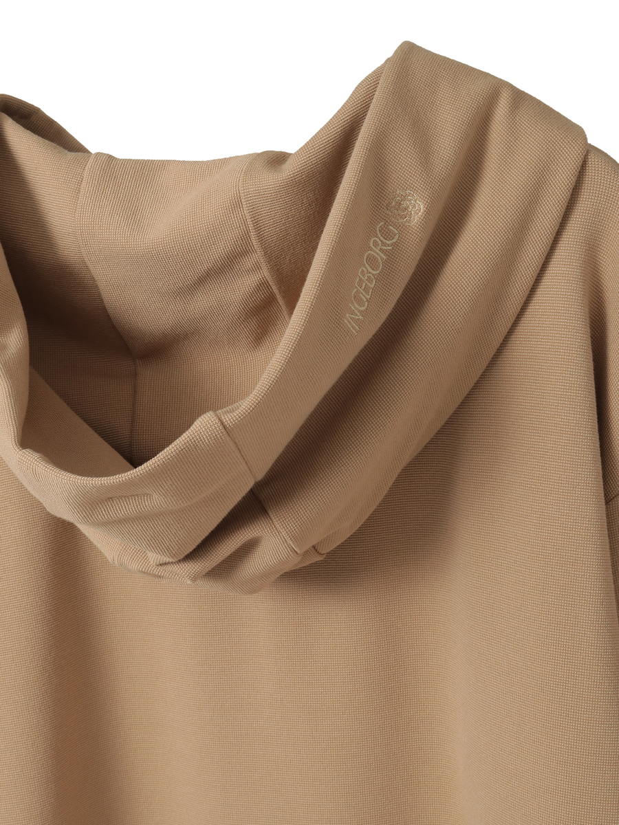 カメリアロゴ刺繍入りカットソーフーディ 詳細画像 シロ 4