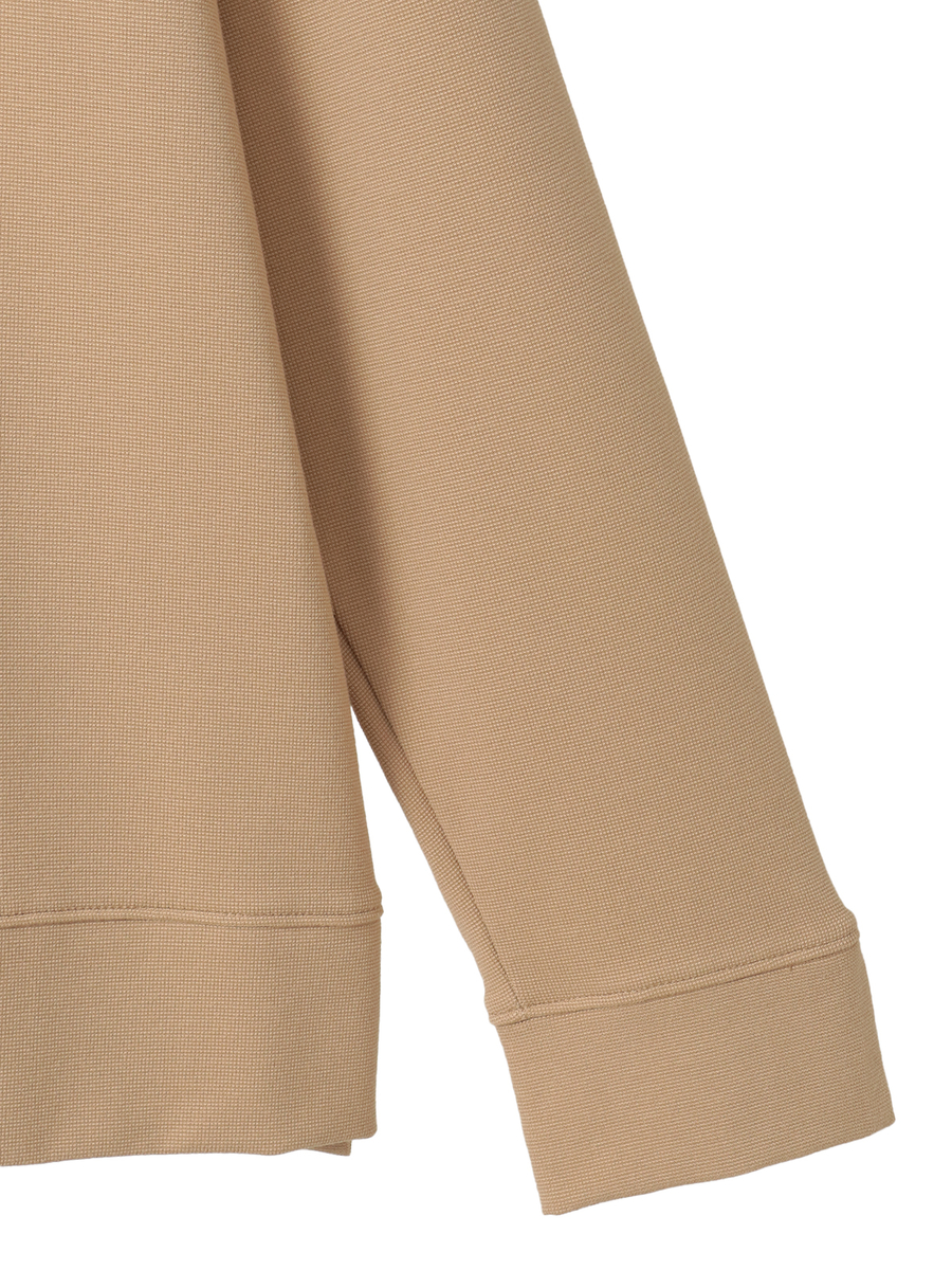 カメリアロゴ刺繍入りカットソーフーディ 詳細画像 シロ 5