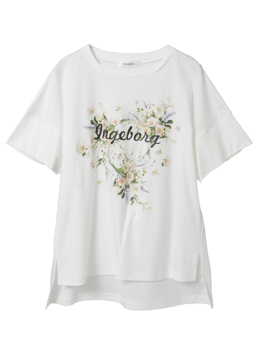 アネモネワンポイントpt.Tシャツ 詳細画像 シロ 1