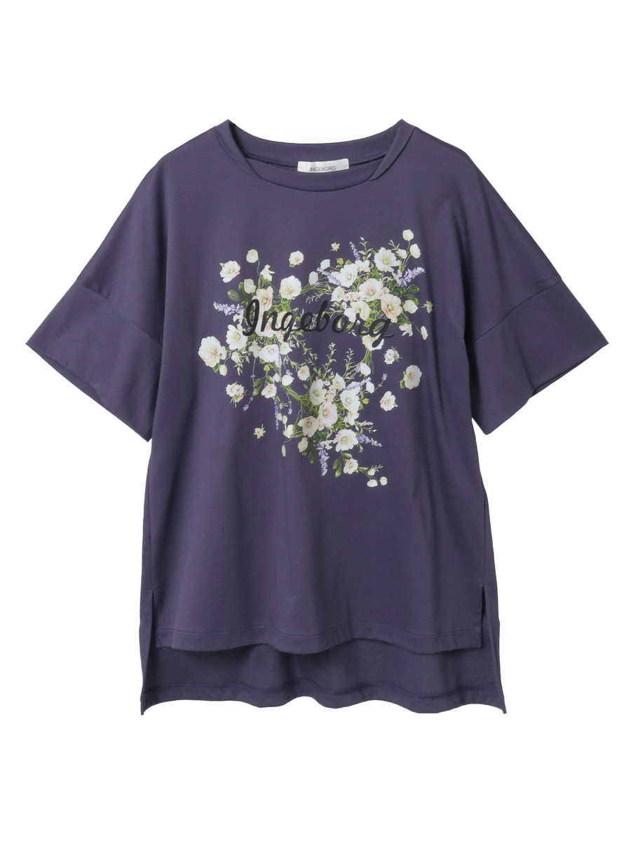 アネモネワンポイントpt.Tシャツ 詳細画像 パープル 1