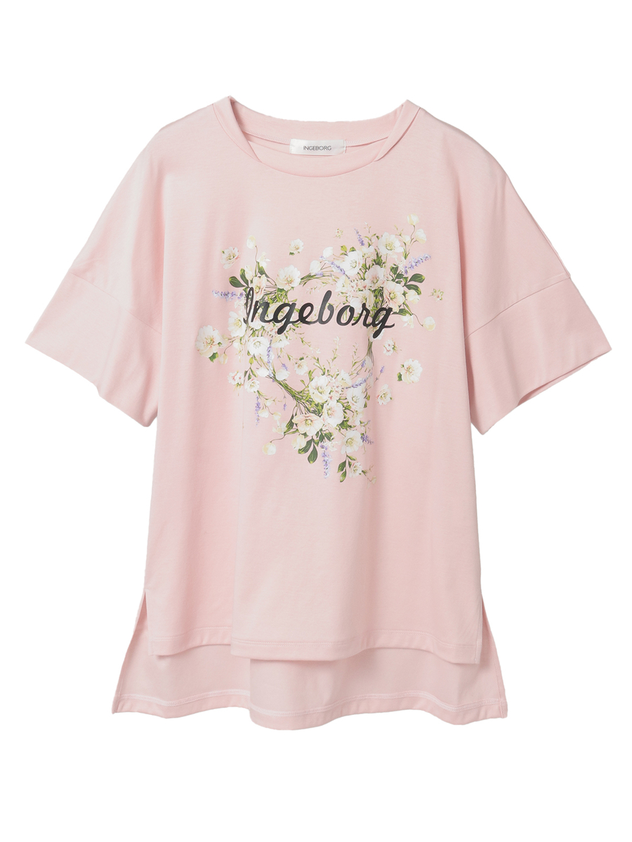 アネモネワンポイントpt.Tシャツ 詳細画像 ピンク 1