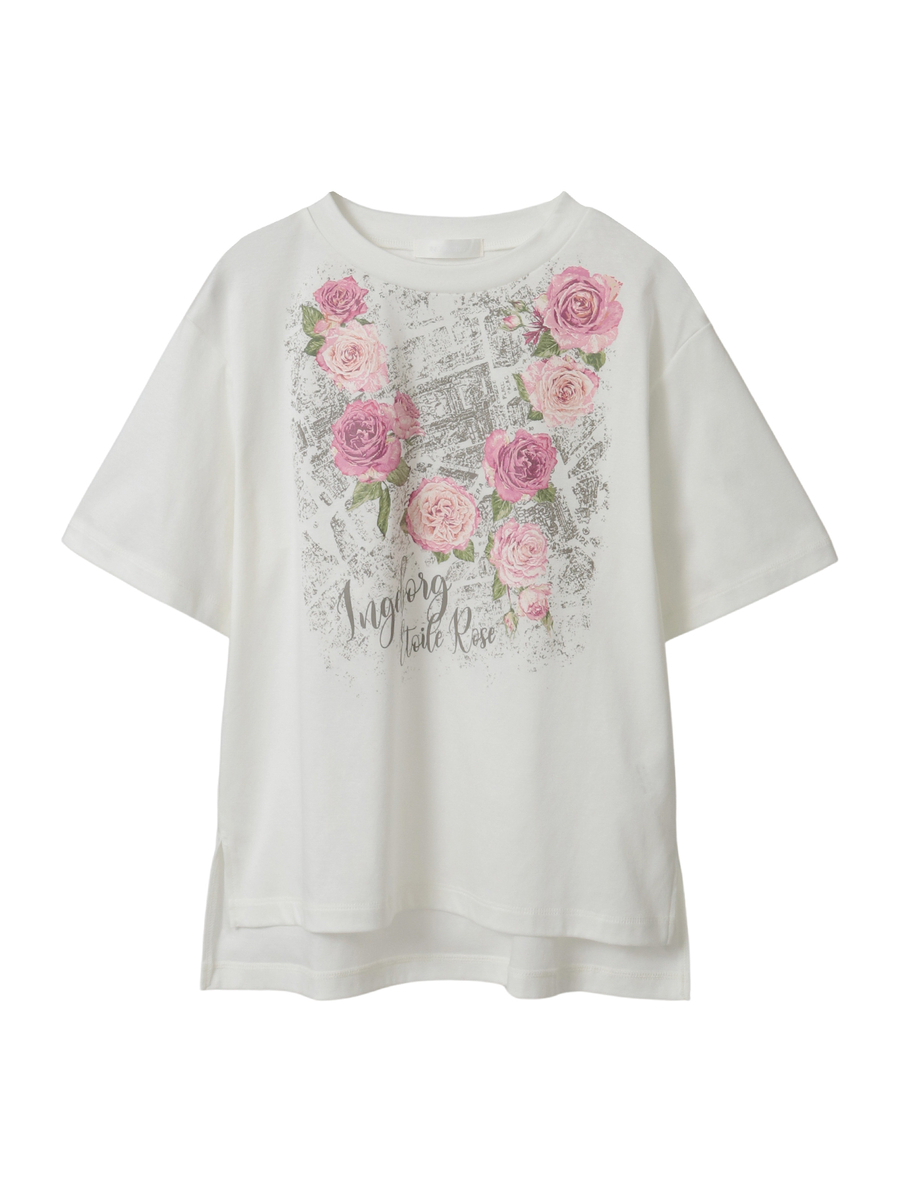 エトワールローズワンポイントpt.カットソー 詳細画像 キナリ 1