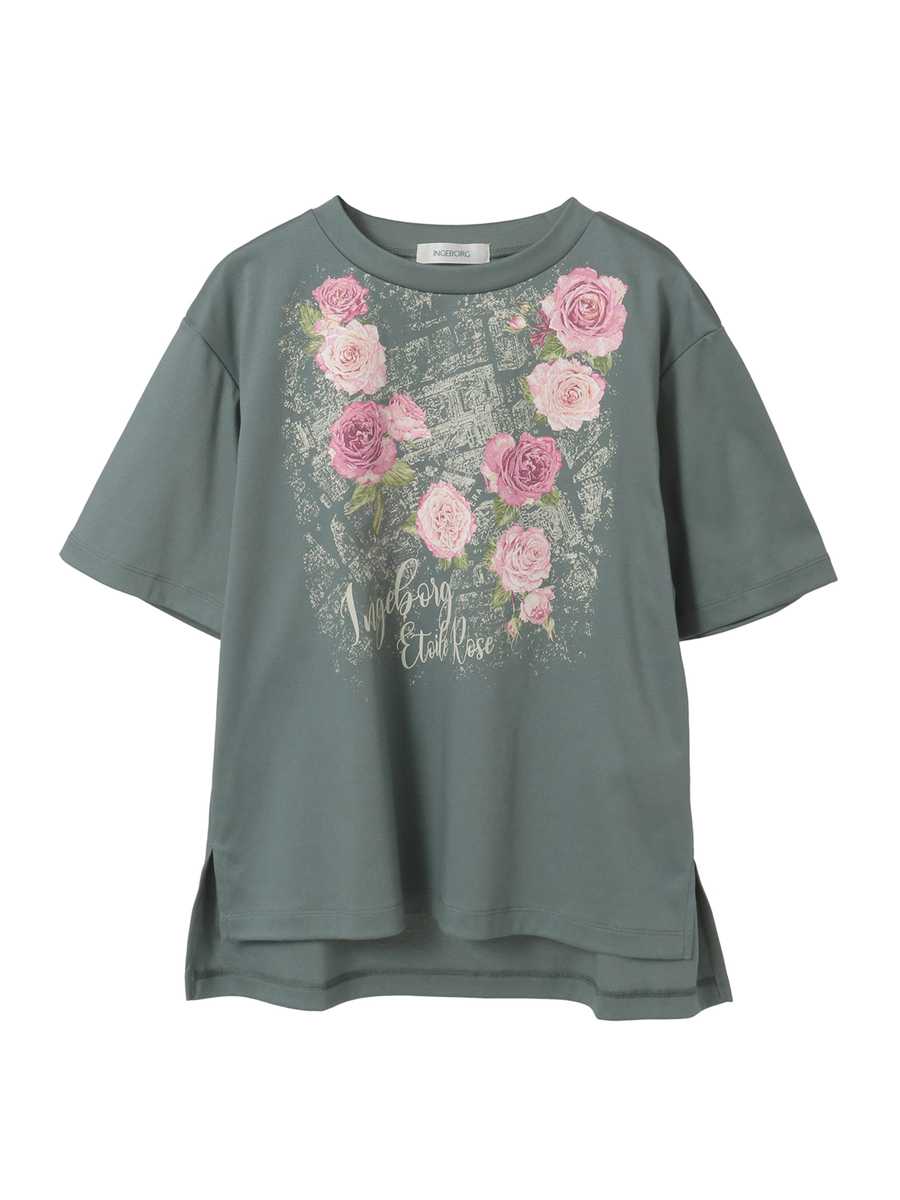 エトワールローズワンポイントpt.カットソー 詳細画像 オリーブ 1