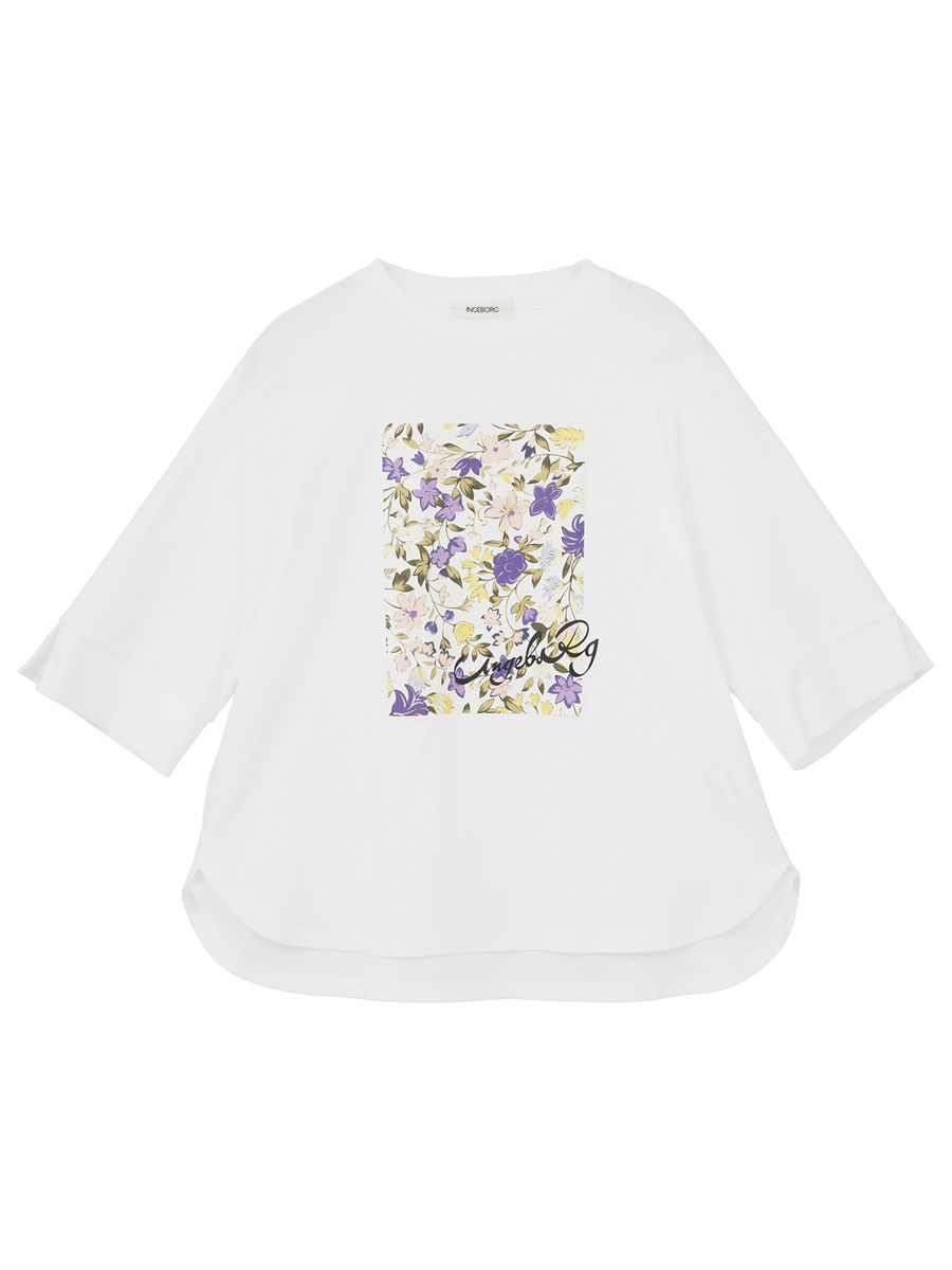 リトルガーデンワンポイントpt.カットソー 詳細画像 シロ 1