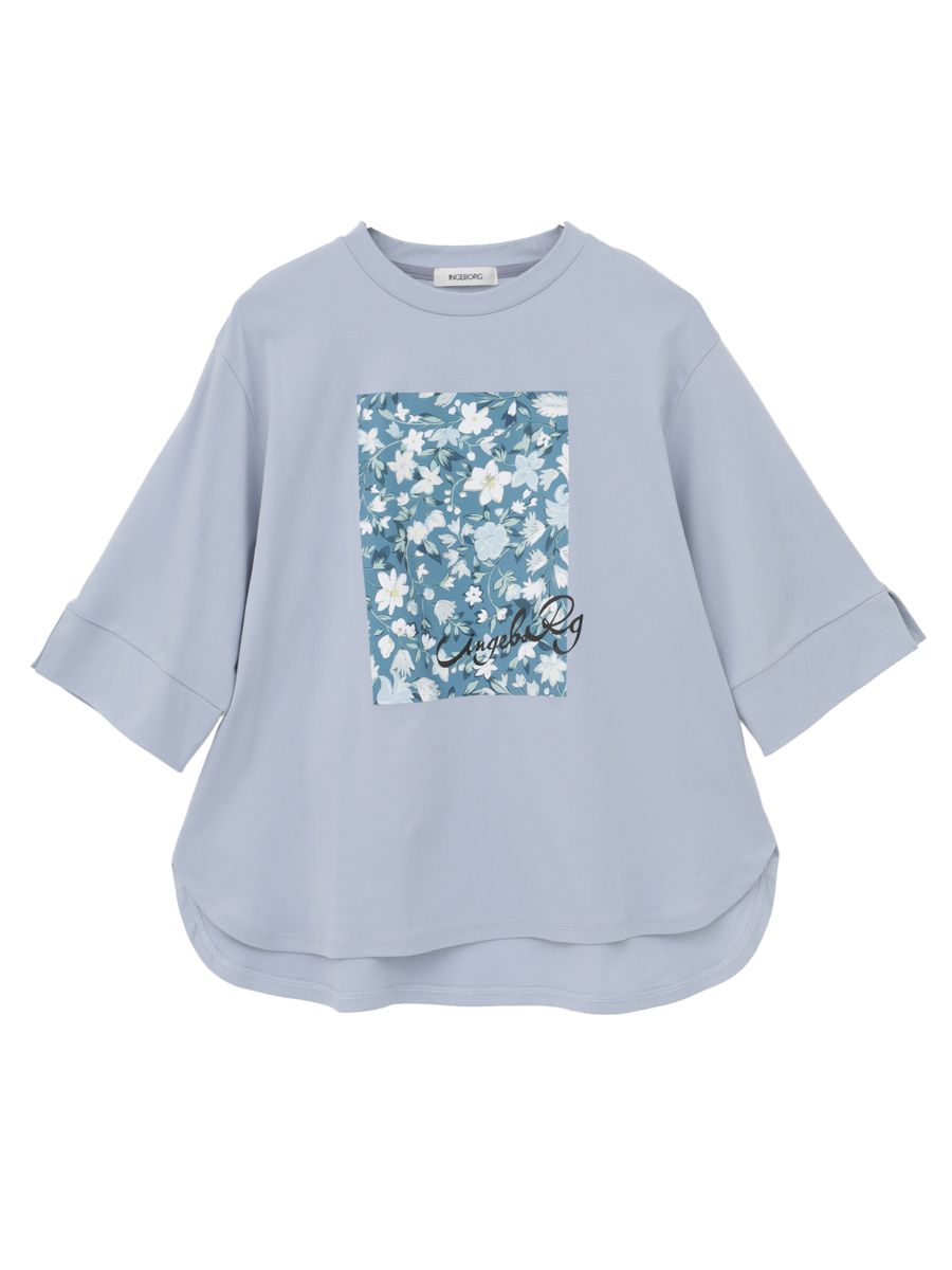 リトルガーデンワンポイントpt.カットソー 詳細画像 ブルー 1