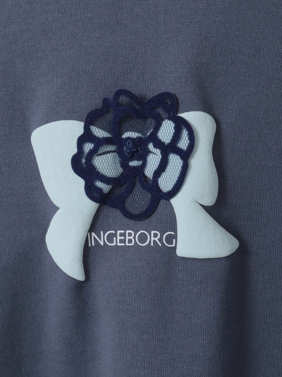 リボンカメリアワンポイントカットソー 詳細画像 ネイビー 6