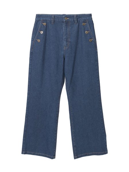 デニムワイドパンツ