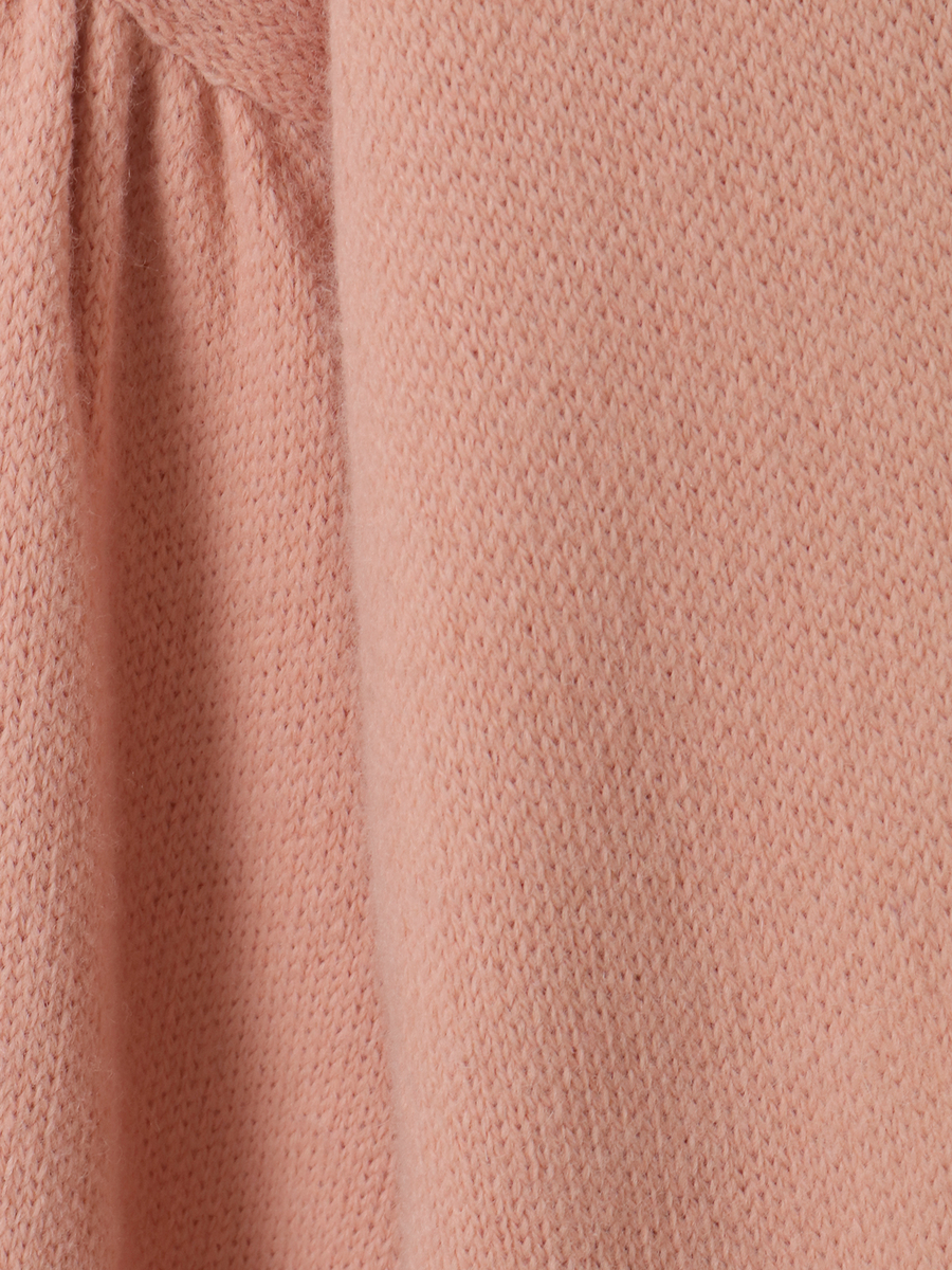 カメリア刺繍入りタートルネックセーター 詳細画像 クロ 7
