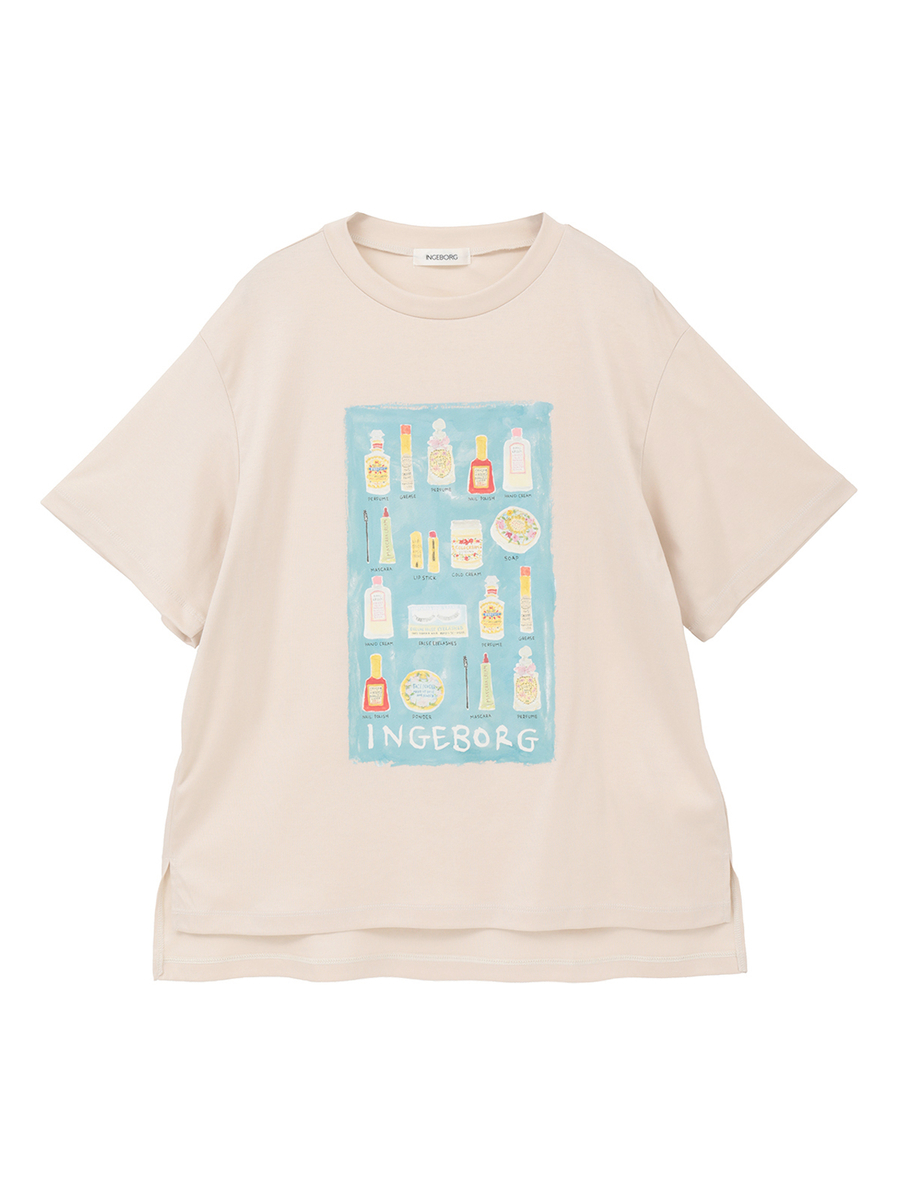 コスメティックワンポイントpt.カットソー 詳細画像 ベージュ 1