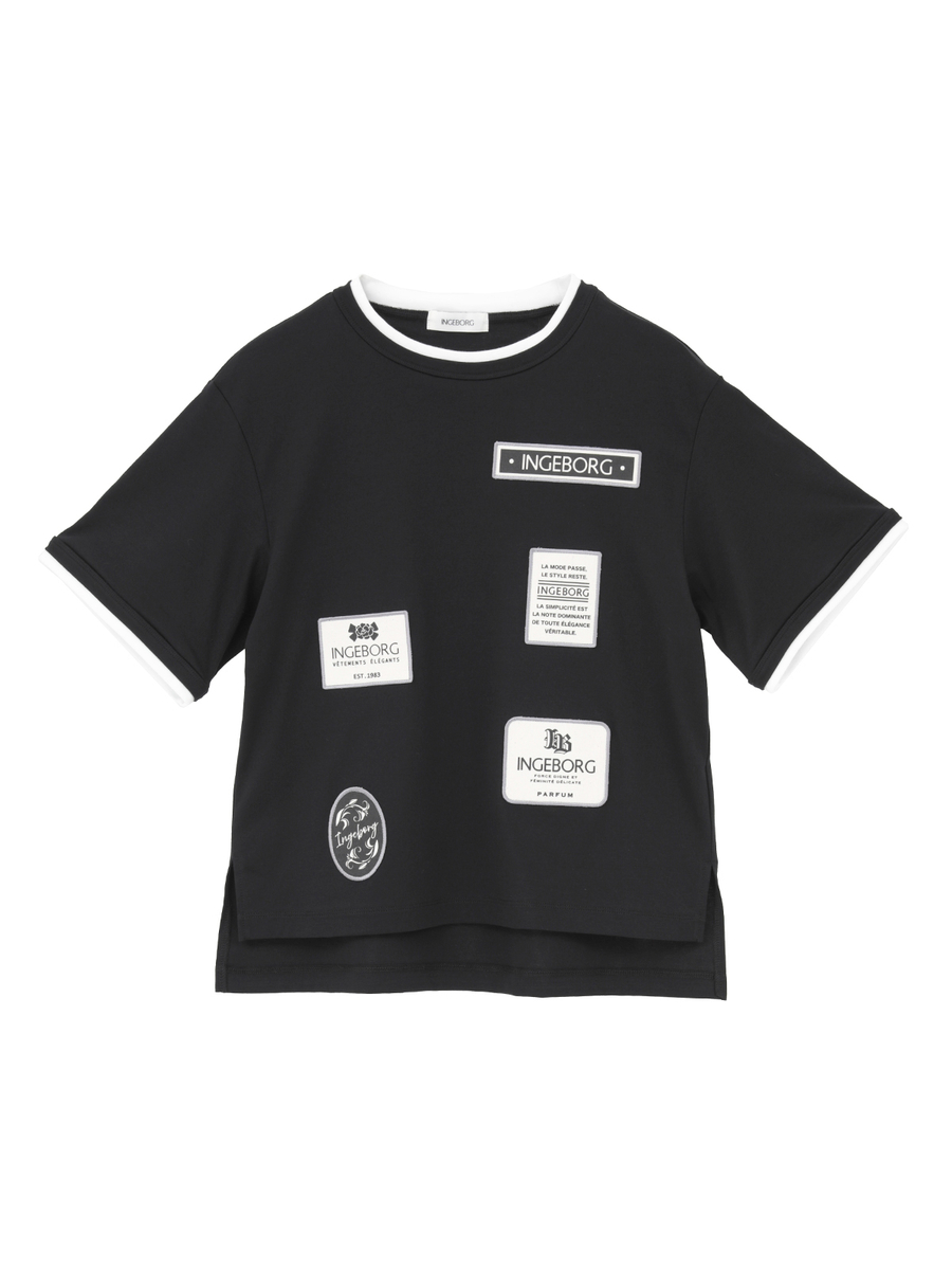 INGEBORGワッペン付きTシャツ 詳細画像 クロ 1