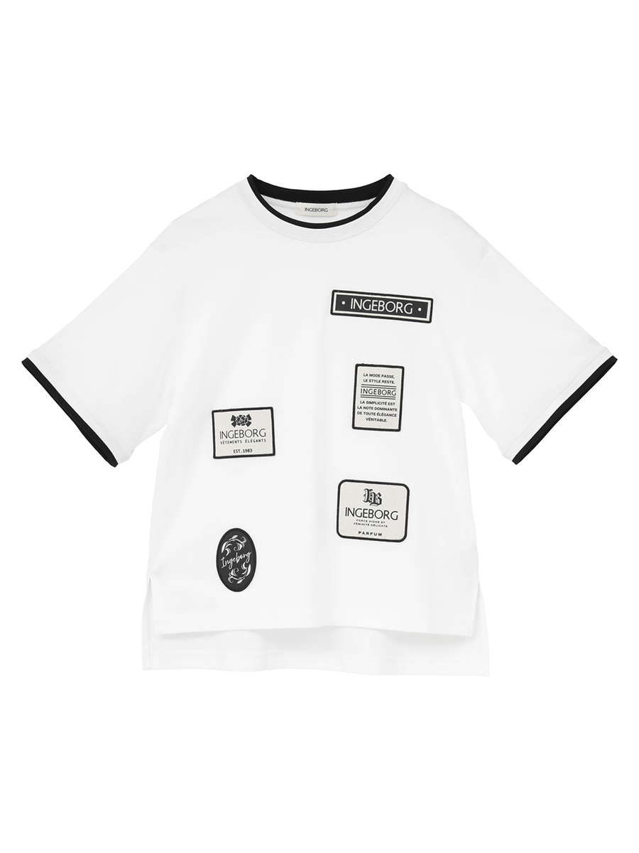 INGEBORGワッペン付きTシャツ 詳細画像 シロ 1