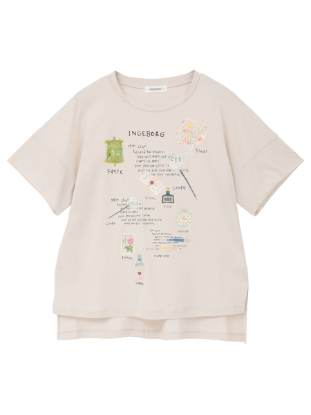 レターワンポイントpt.Tシャツ