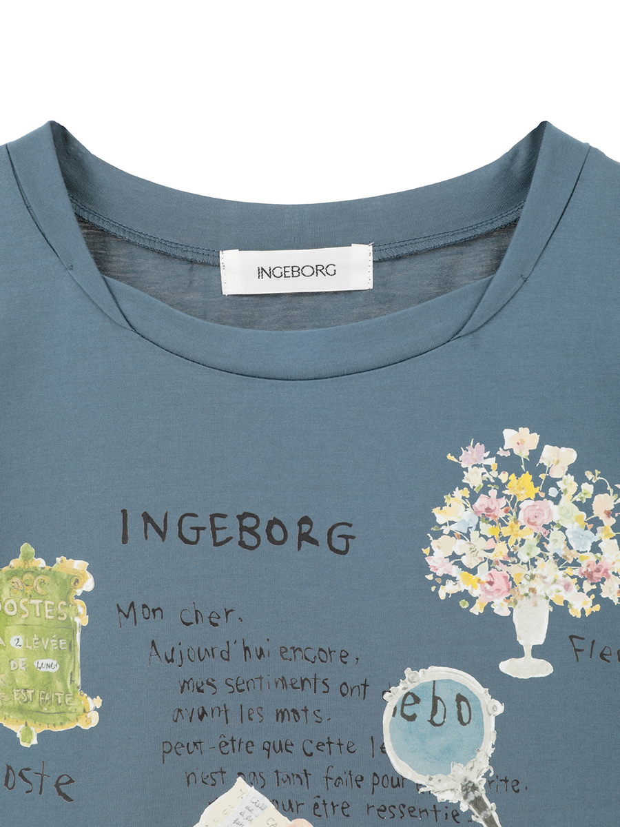 レターワンポイントpt.Tシャツ 詳細画像 クロ 3