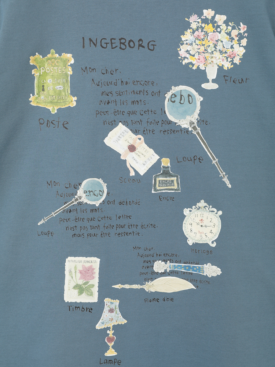 レターワンポイントpt.Tシャツ 詳細画像 クロ 6