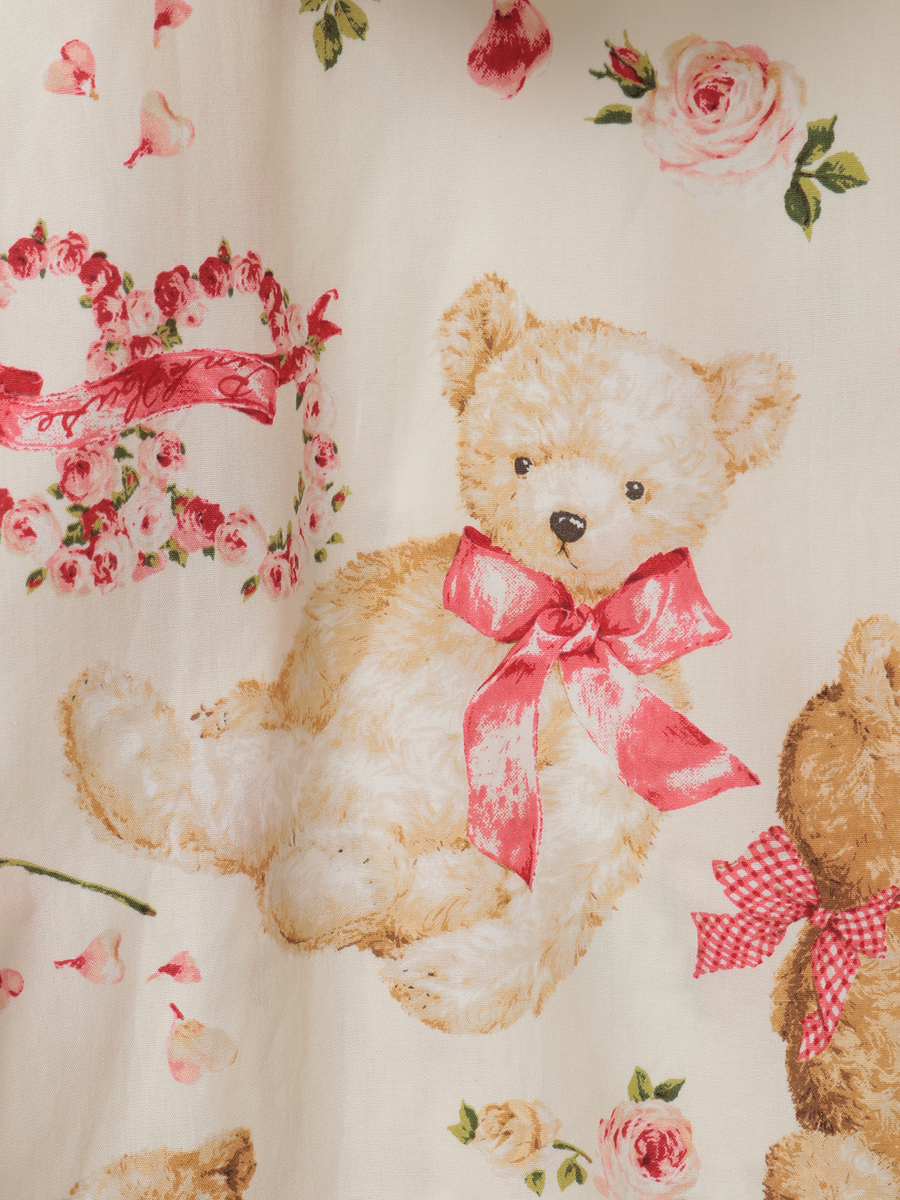 テディローズプリントフードブラウス 詳細画像 ラベンダー 10