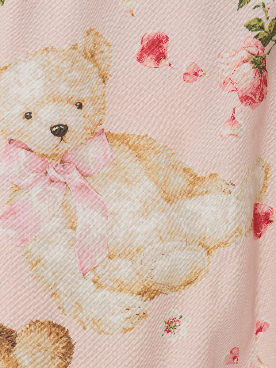 テディローズプリントフードブラウス 詳細画像 ラベンダー 12