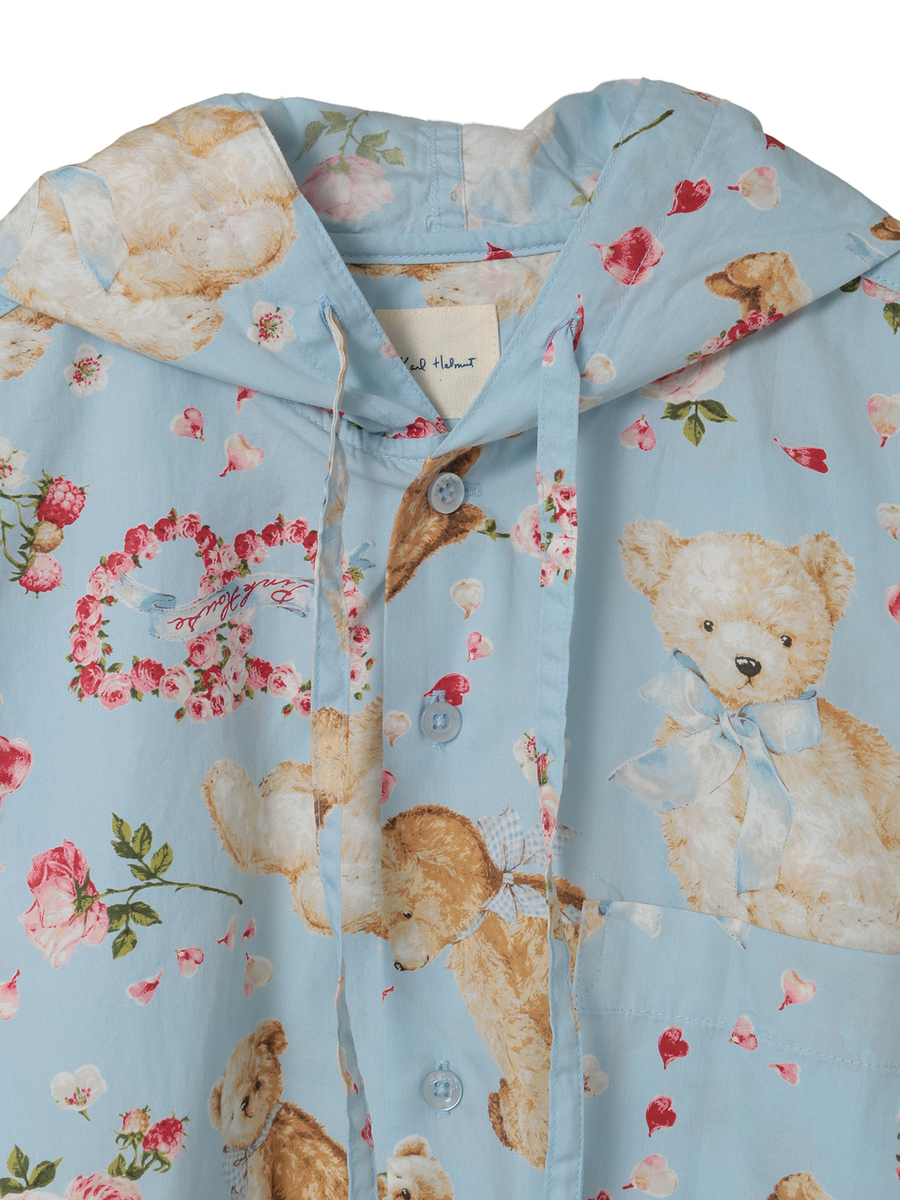 テディローズプリントフードブラウス 詳細画像 ラベンダー 3