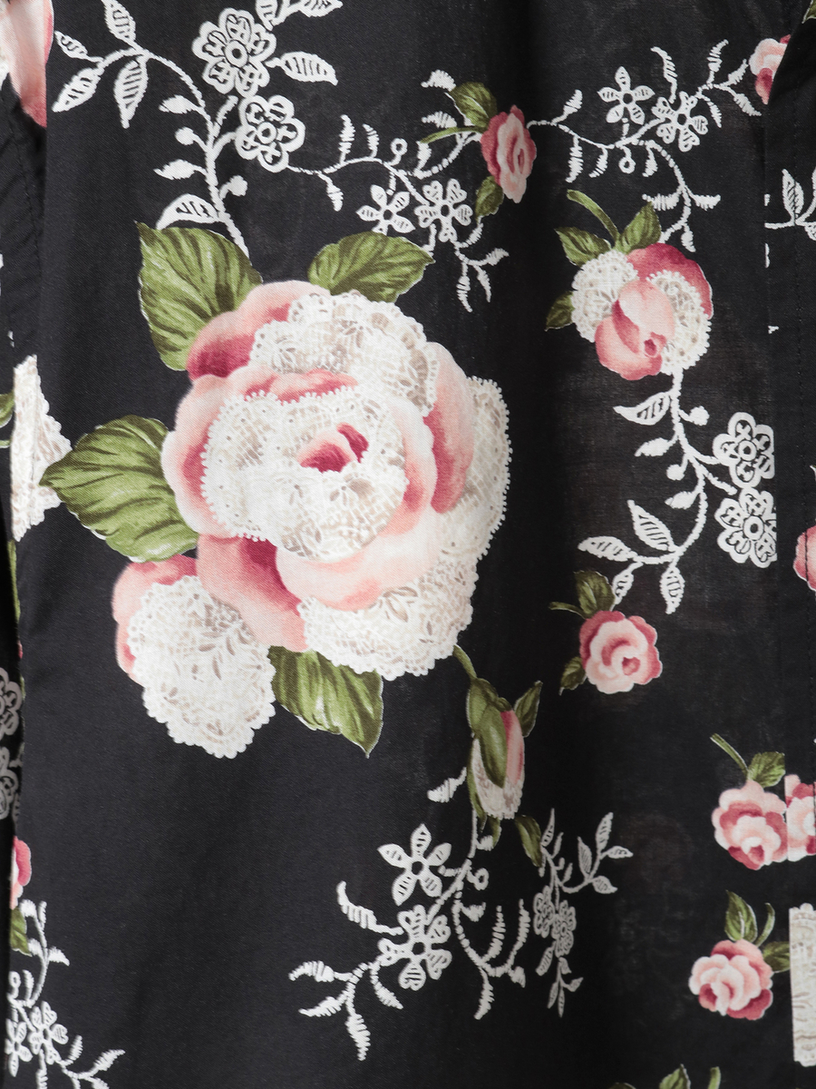 ポワン・ド・ローズプリントシャツブラウス 詳細画像 ペールピンク 9