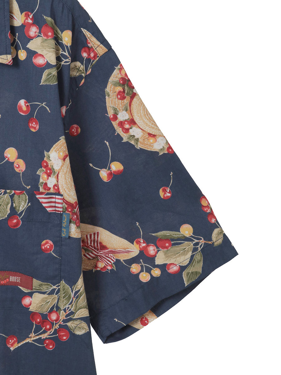 さくらんぼの日曜日プリントシャツブラウス 詳細画像 ピンク 4