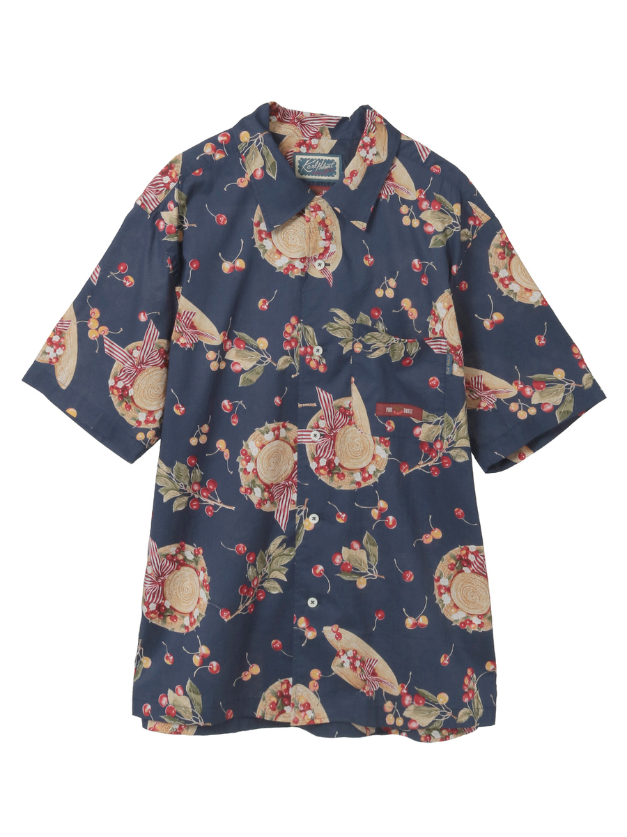 さくらんぼの日曜日プリントシャツブラウス 詳細画像 ピンク 8