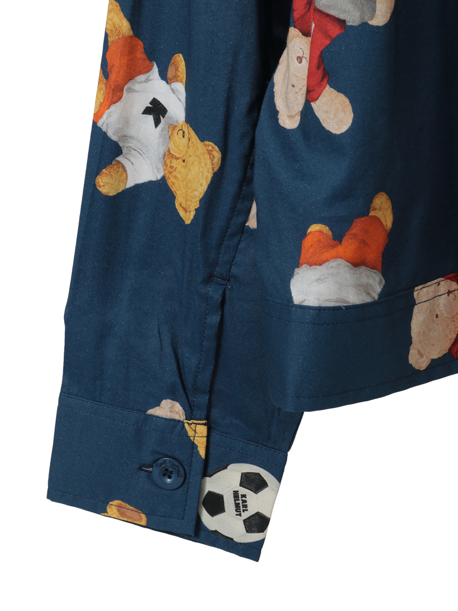 サッカーくまプリントジャケット 詳細画像 ネイビー 4