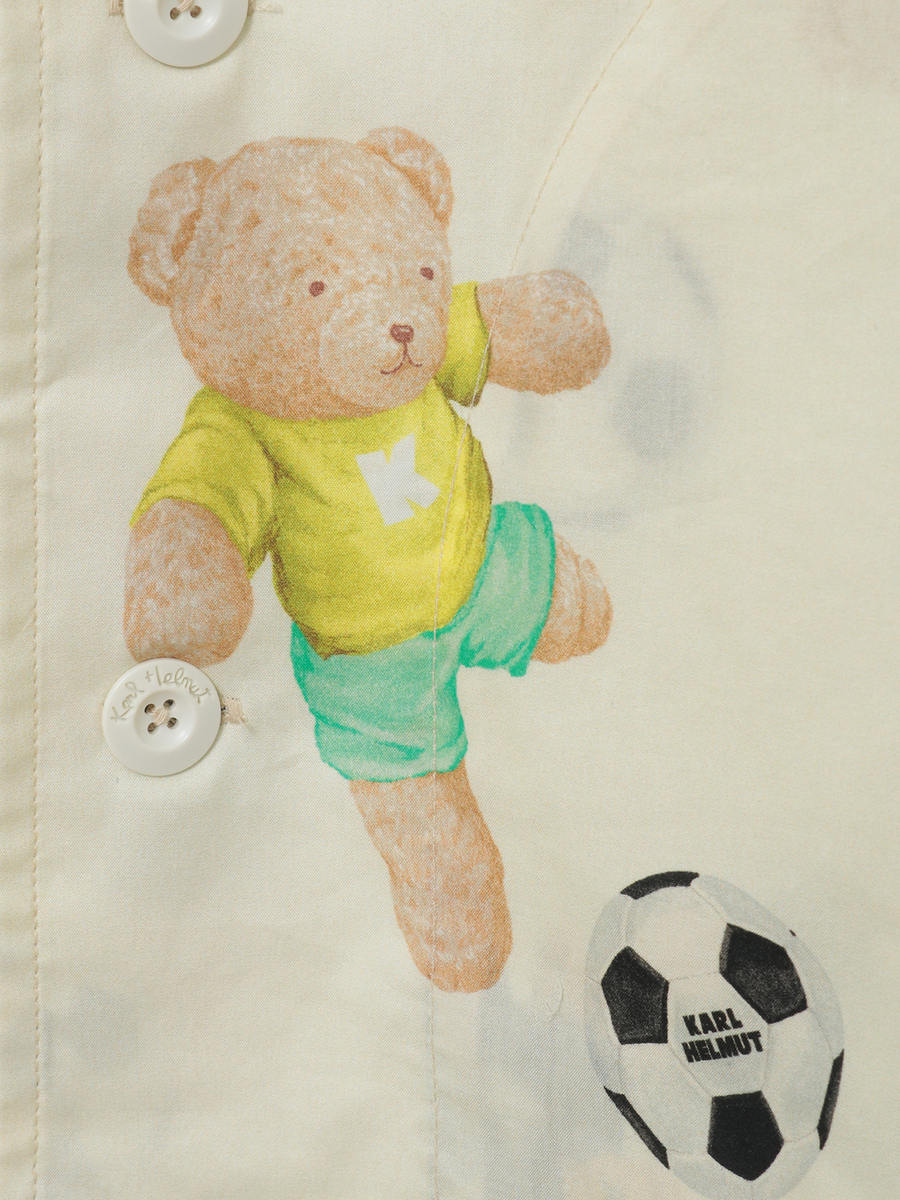 サッカーくまプリントジャケット 詳細画像 ネイビー 9