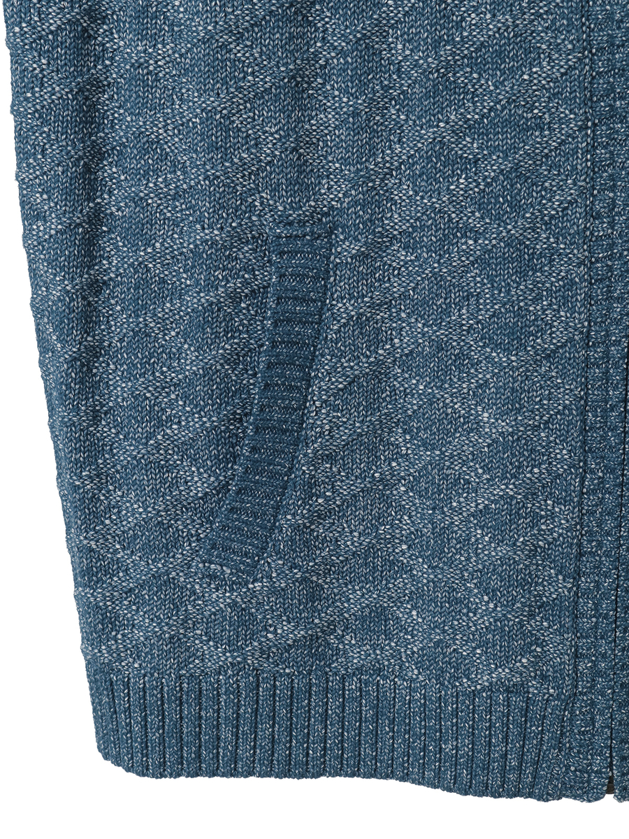 Kロゴ刺繍ニットベスト 詳細画像 キナリ 4