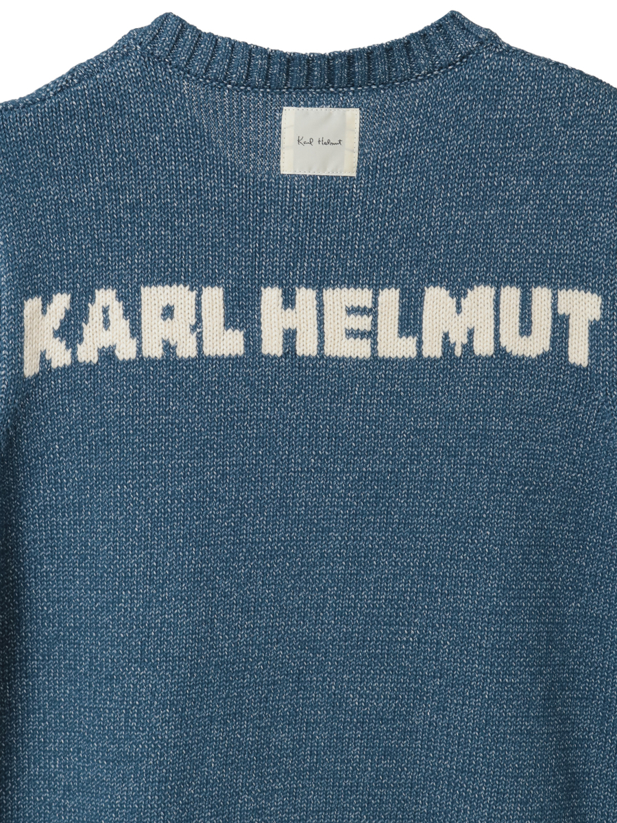 Kロゴ刺繍ニットベスト 詳細画像 キナリ 5