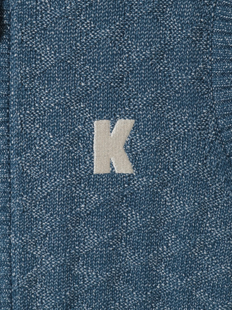 Kロゴ刺繍ニットベスト 詳細画像 キナリ 6