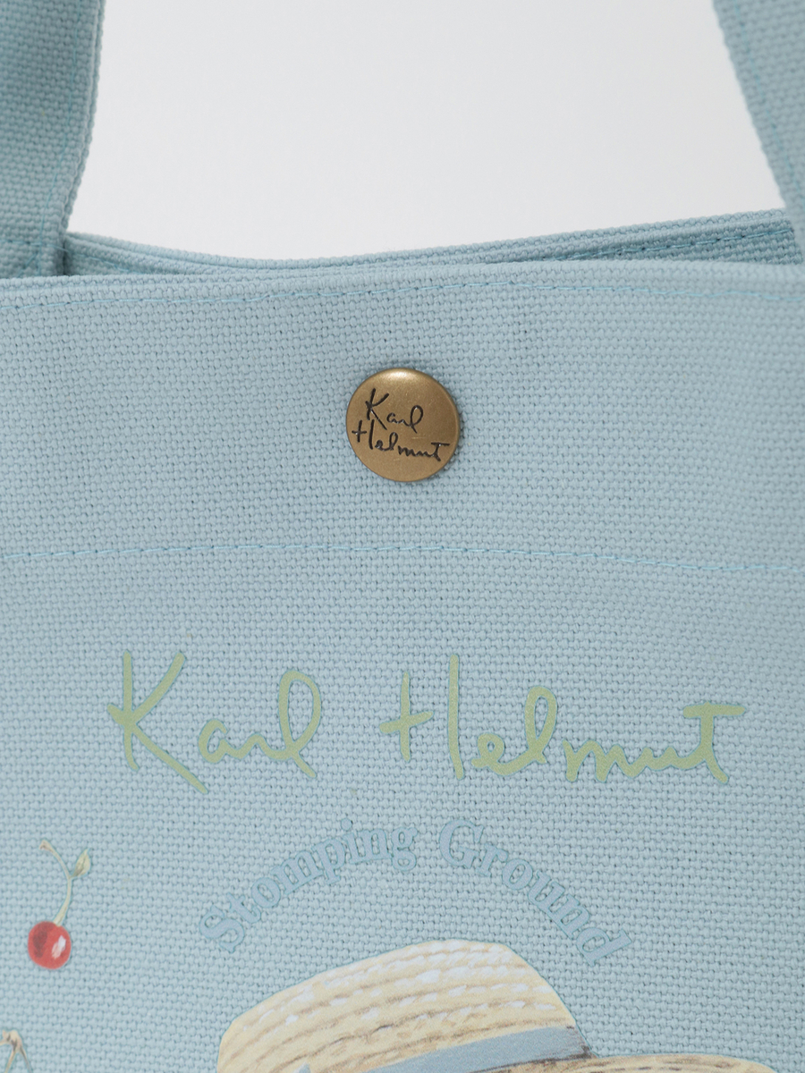 さくらんぼの丘のねこプリント2WAYバッグ 詳細画像 クロ 5