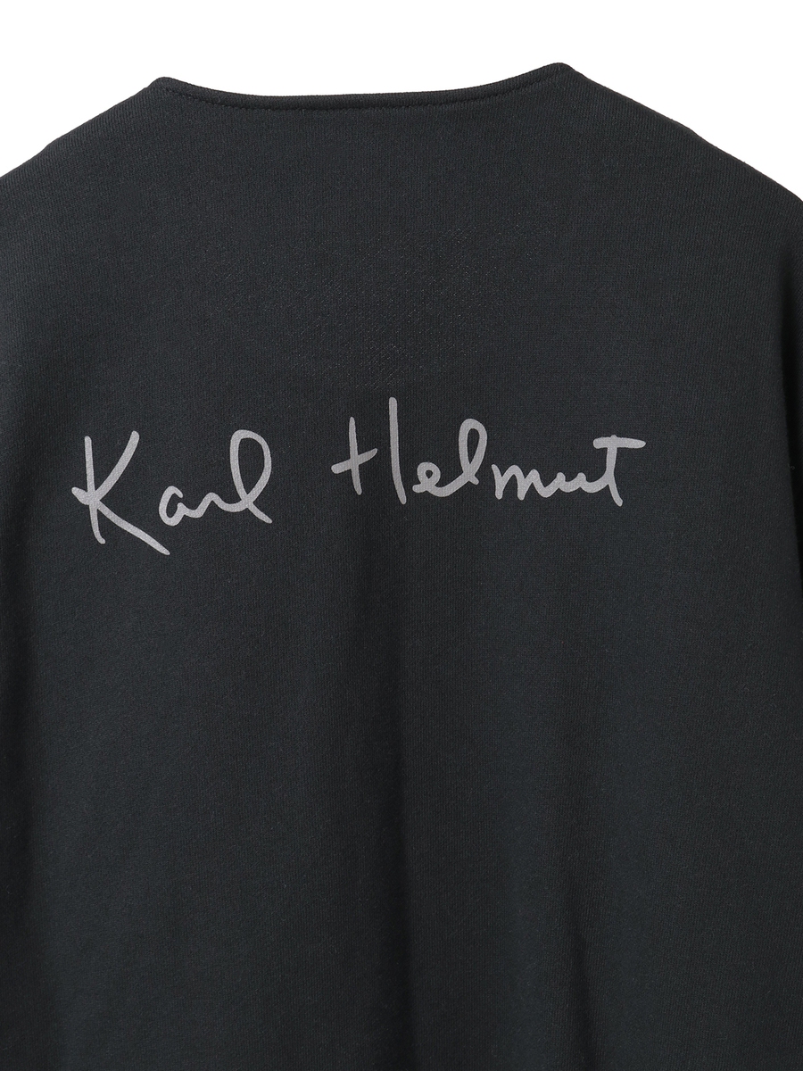 ロゴ＆ネーム使いスウェットカーディガン 詳細画像 トップグレー 11