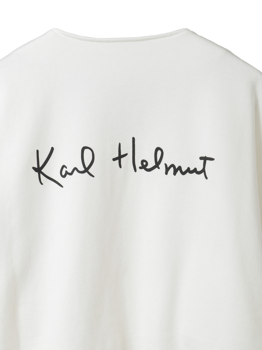 ロゴ＆ネーム使いスウェットカーディガン 詳細画像 トップグレー 13