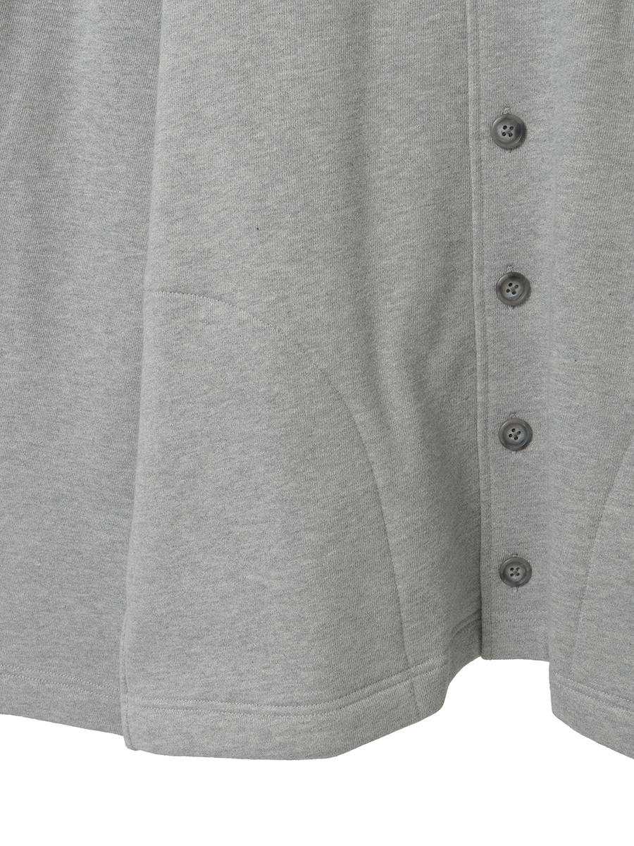 ロゴ＆ネーム使いスウェットカーディガン 詳細画像 トップグレー 5