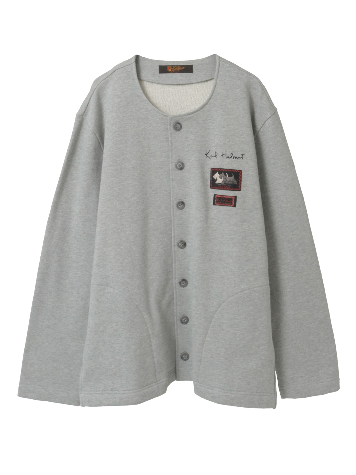 ロゴ＆ネーム使いスウェットカーディガン｜ピンクハウスオフィシャル