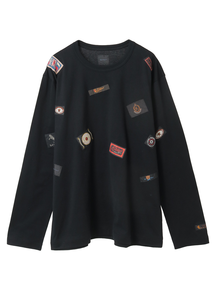 ネームワッペンいっぱいカットソー 詳細画像 クロ 1