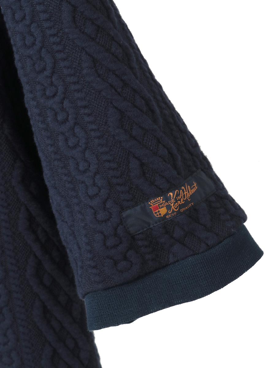 ロゴワンポイント刺繍入りポロシャツ 詳細画像 ネイビー 5