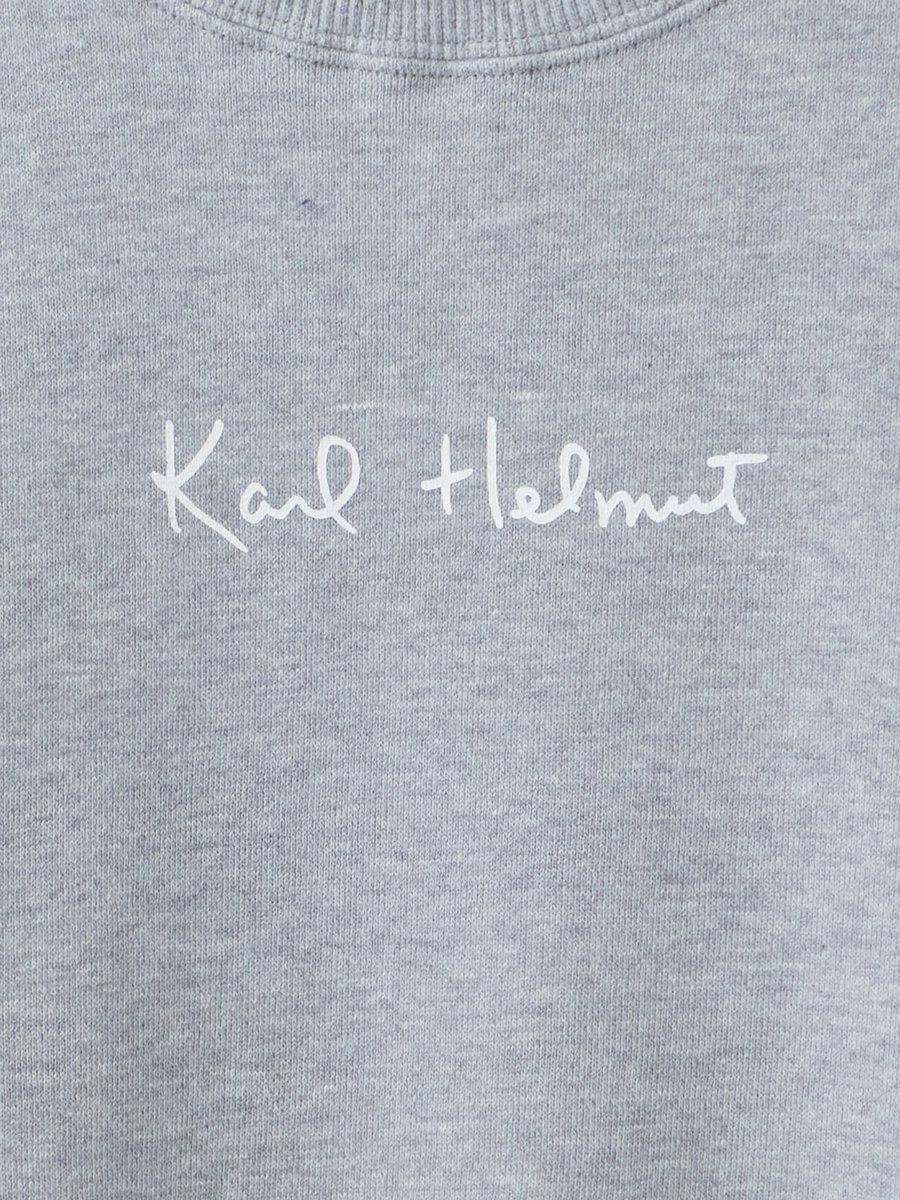 ロゴプリントトレーナー 詳細画像 トップグレー 14