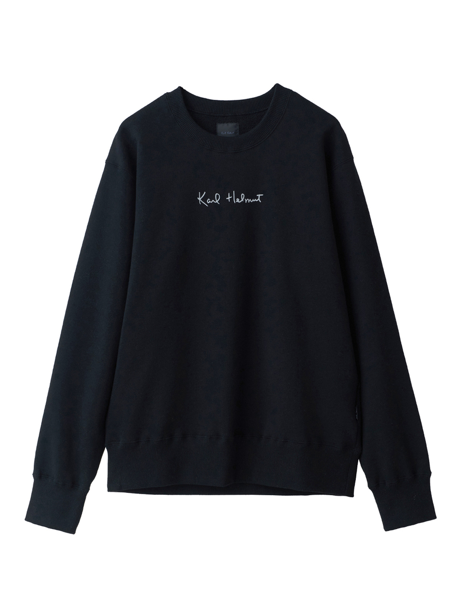 ロゴプリントトレーナー 詳細画像 クロ 1