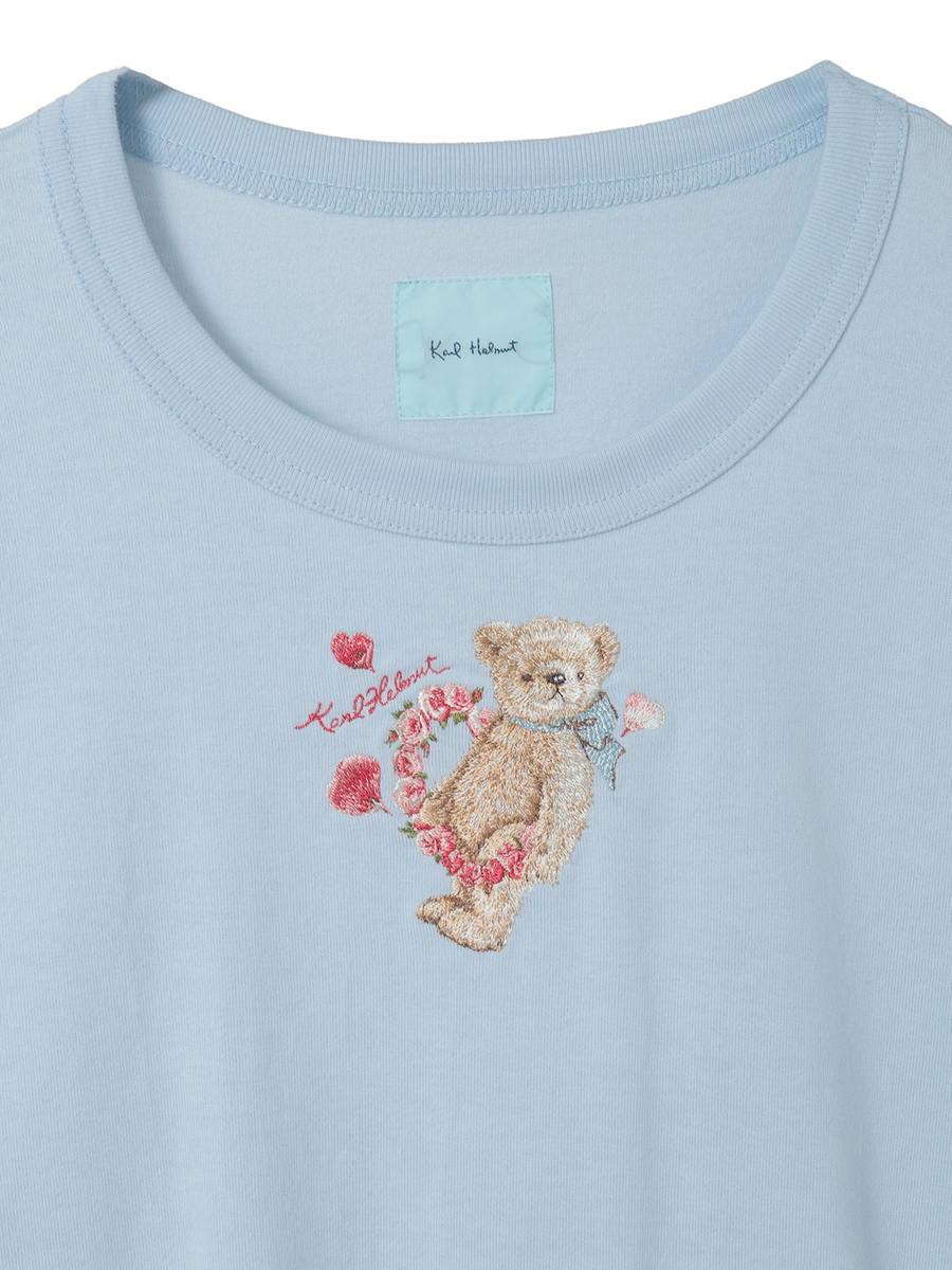 テディローズ刺繍Tシャツ 詳細画像 ラベンダー 3