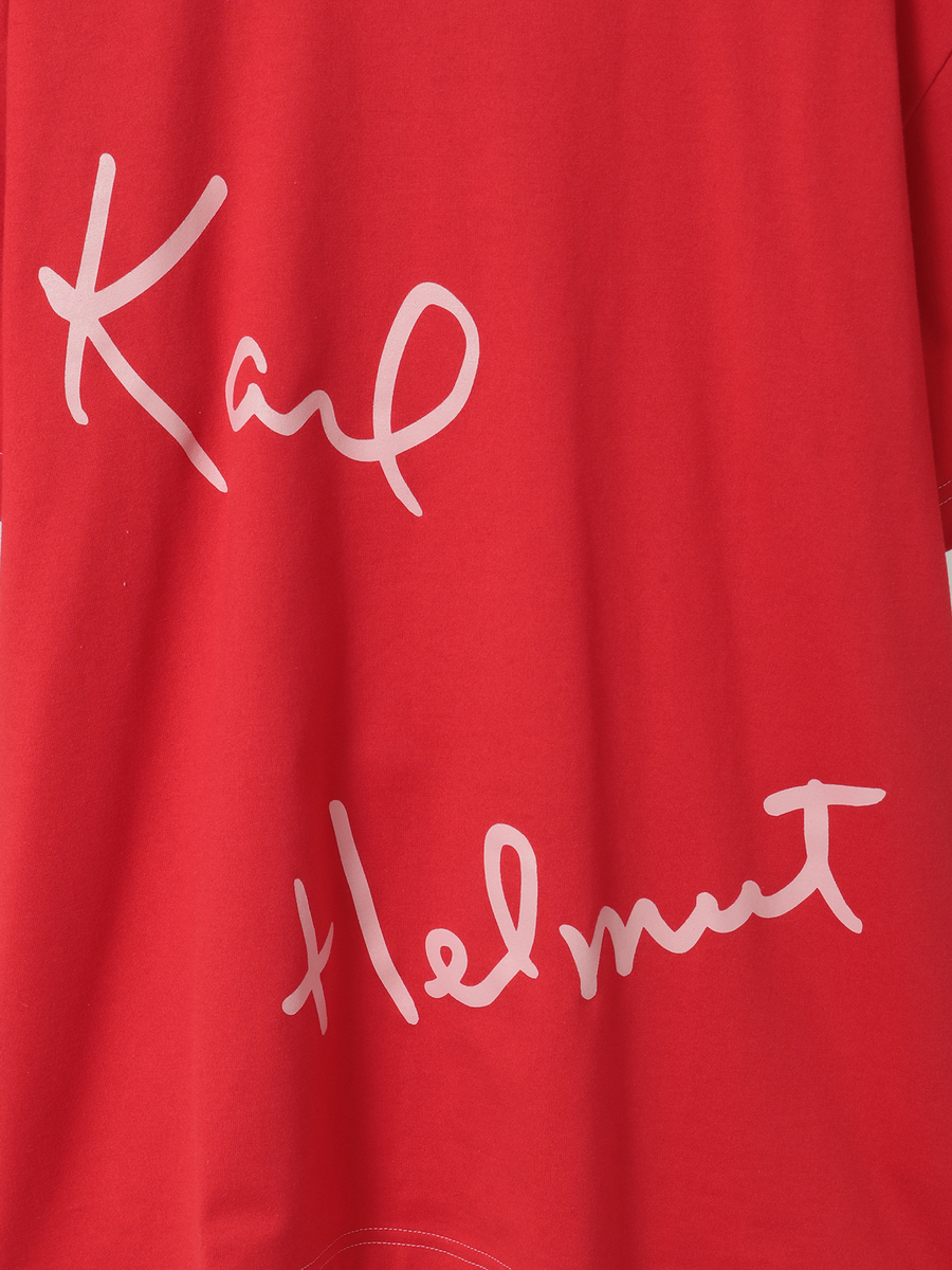 ビックロゴプリントTシャツ 詳細画像 アカ 11