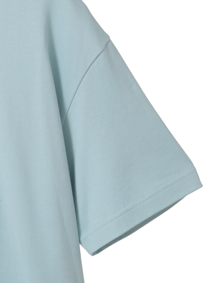 さくらんぼの丘のねこプリントTシャツ 詳細画像 シロ 4