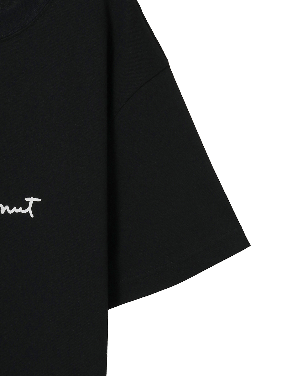 ロゴプリント＆ネームワッペン使いTシャツ 詳細画像 シロ 4