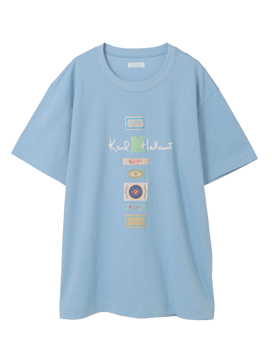 ロゴプリント＆ネームワッペン使いTシャツ 詳細画像 ソライロ 1