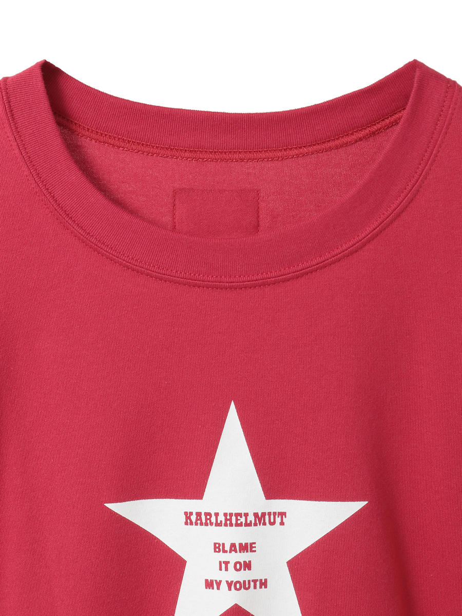 星プリントTシャツ 詳細画像 アカ 3