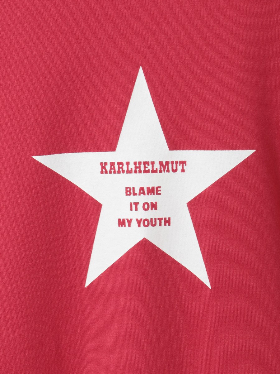 星プリントTシャツ 詳細画像 アカ 6