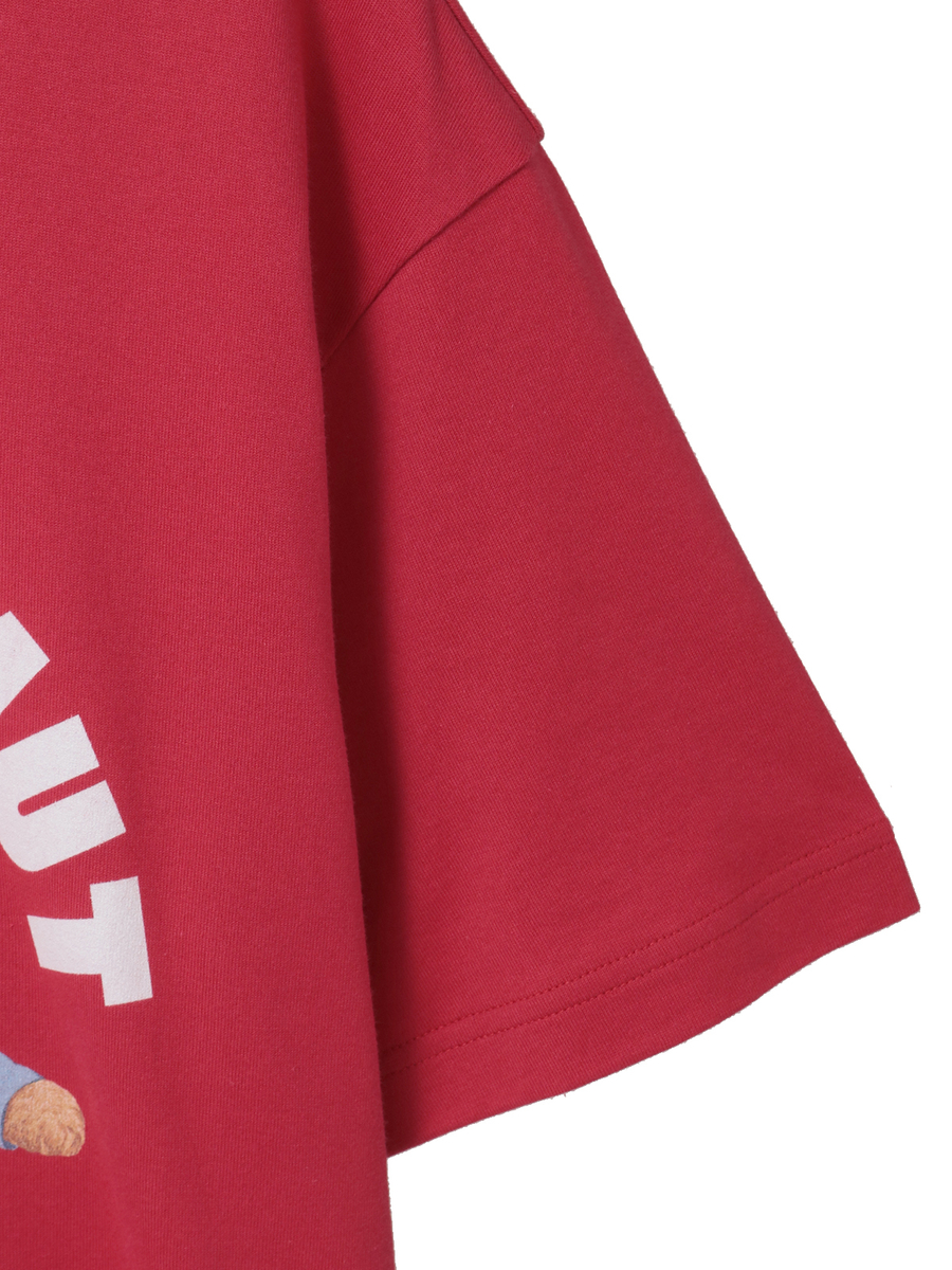 サッカーくまプリントTシャツ 詳細画像 ネイビー 4